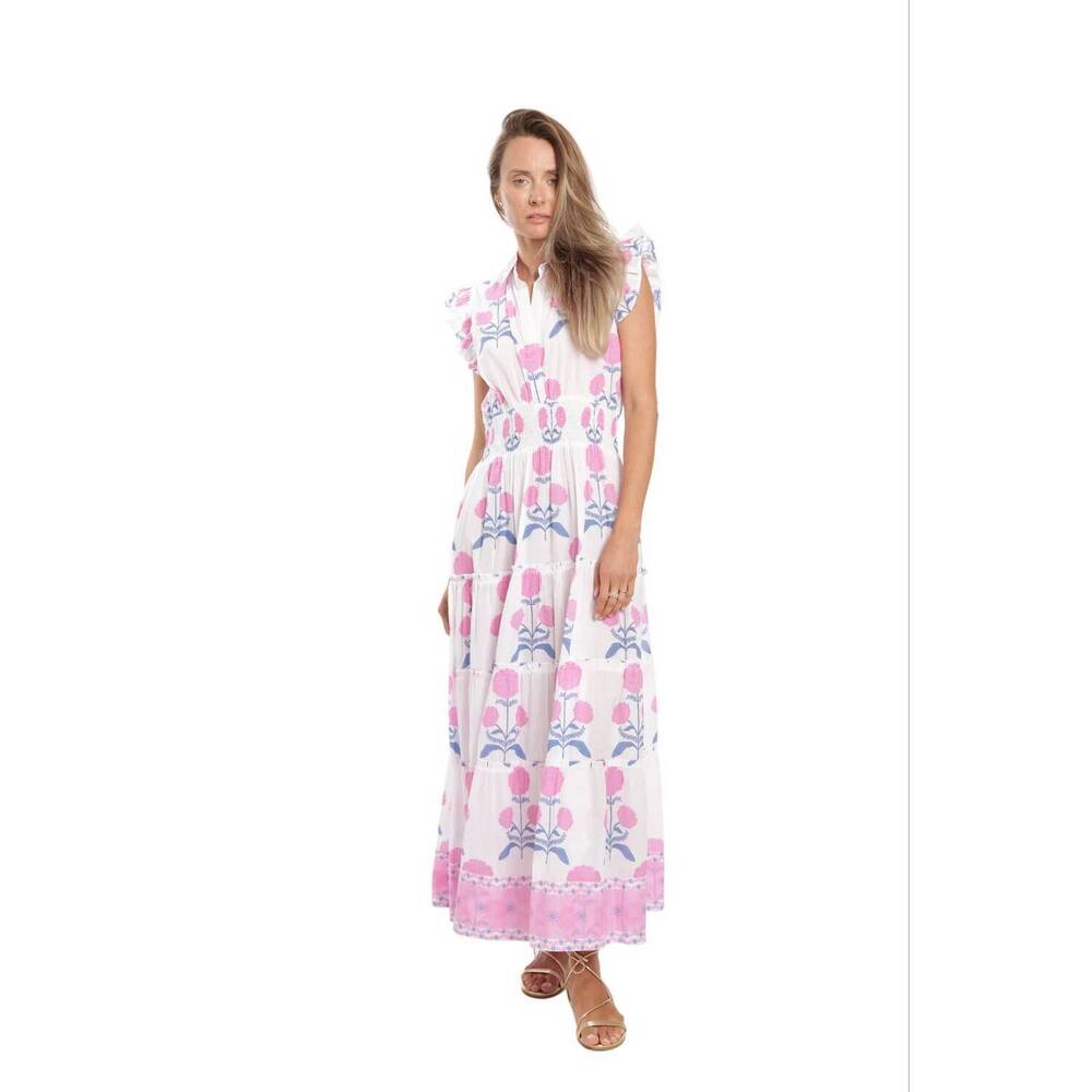 NEW BINDU paulina dress in cotton candy